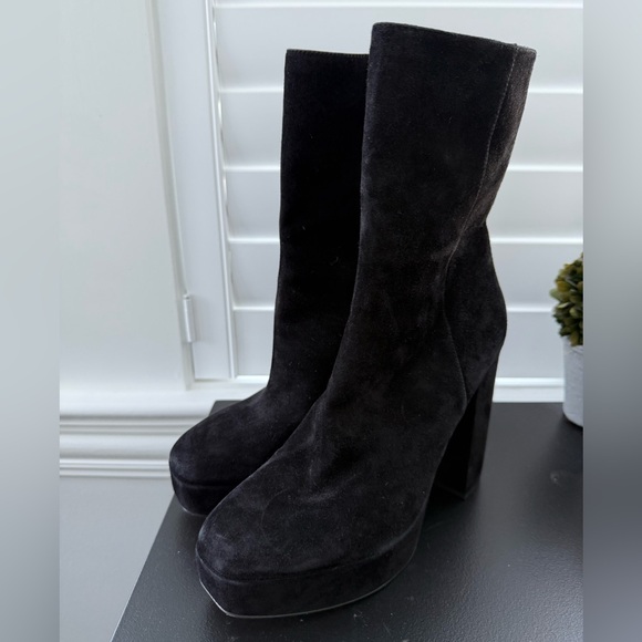 Stuart Weitzman NEW Size 10 Ankle Boots Women Suede Black